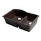 Alfi Brand Chocolate 33" Dbl Bowl Undermount Granite Composite Kitchen Sink AB3320UM-C - alternate 4